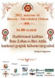 Hadtörténeti kiállítás Bereckben