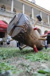Térszobrok a Szépművészeti Múzeum udvarán 